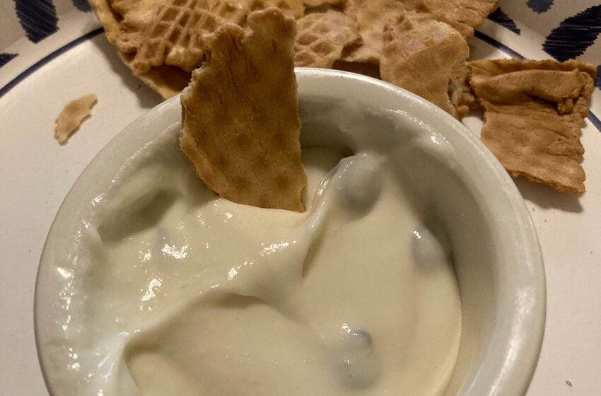  Cannoli Cream with Waffle Cone