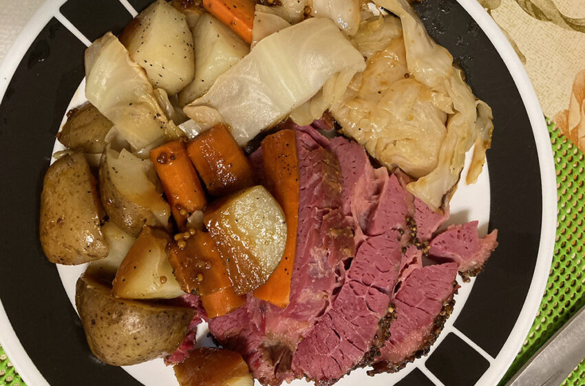  Oven Roasted Corned Beef and Cabbage