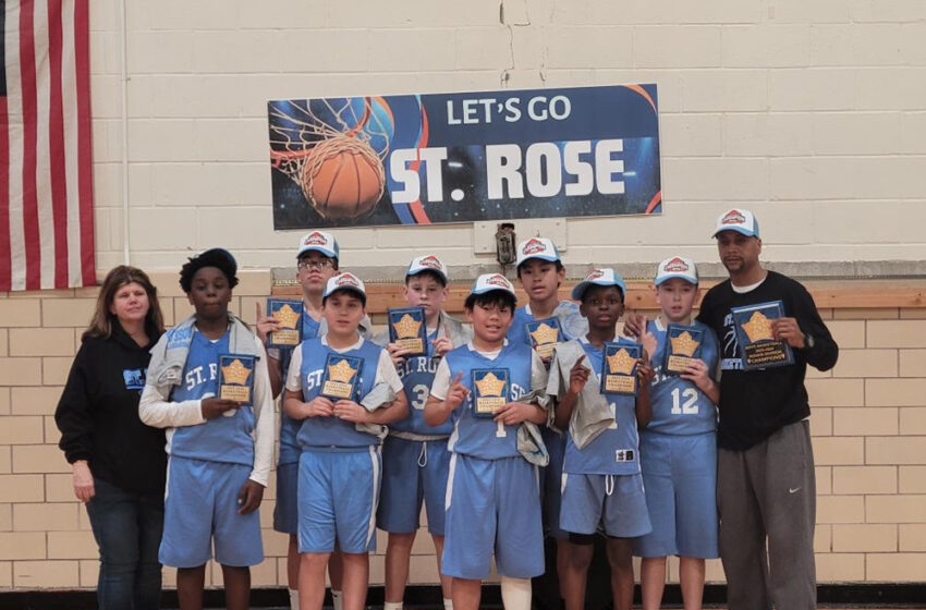  St. Rose Crowned Basketball Champs