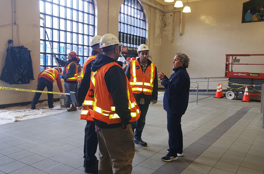  Pheffer Amato Works With MTA To Upgrade Beach 116th Street Subway Station