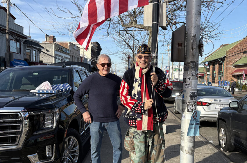  Raising a Flag  for Mike Honan